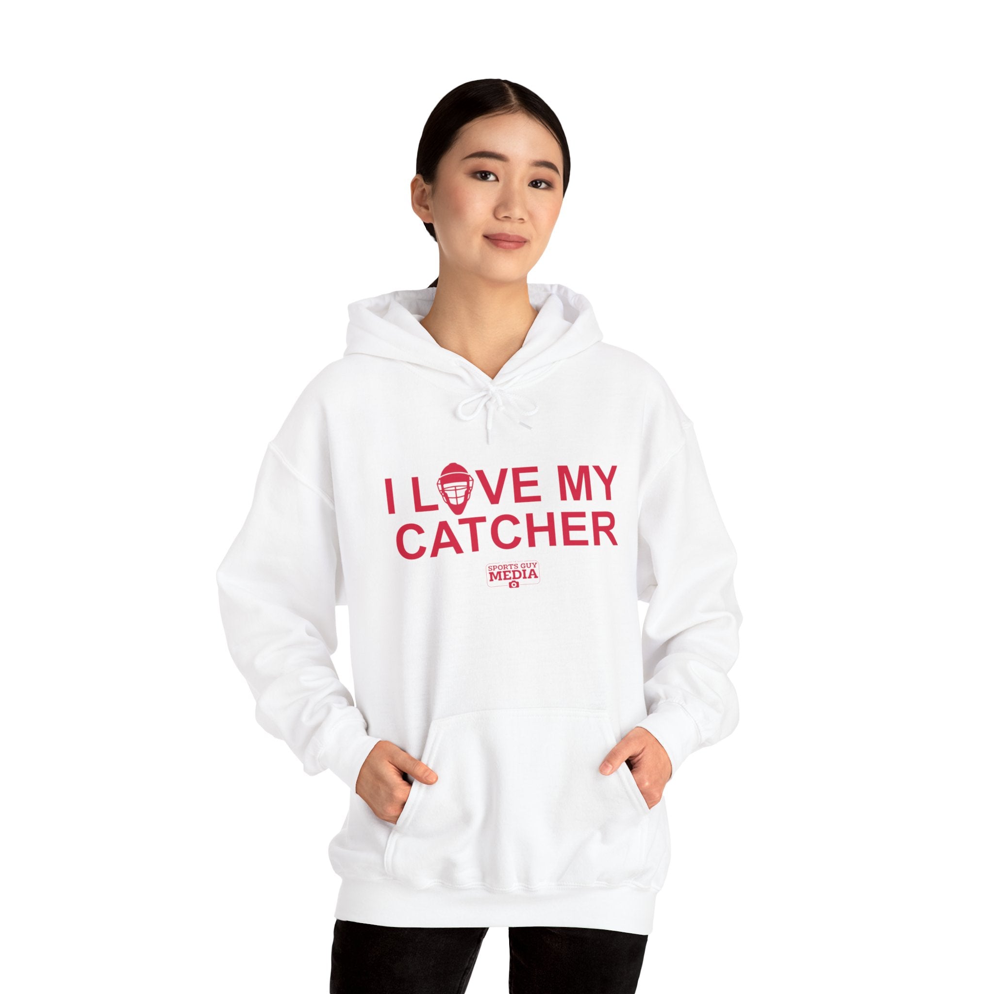 I Love My Catcher Hoodie