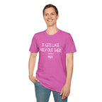 Yogi Berra IT GETS LATE EARLY T-Shirt