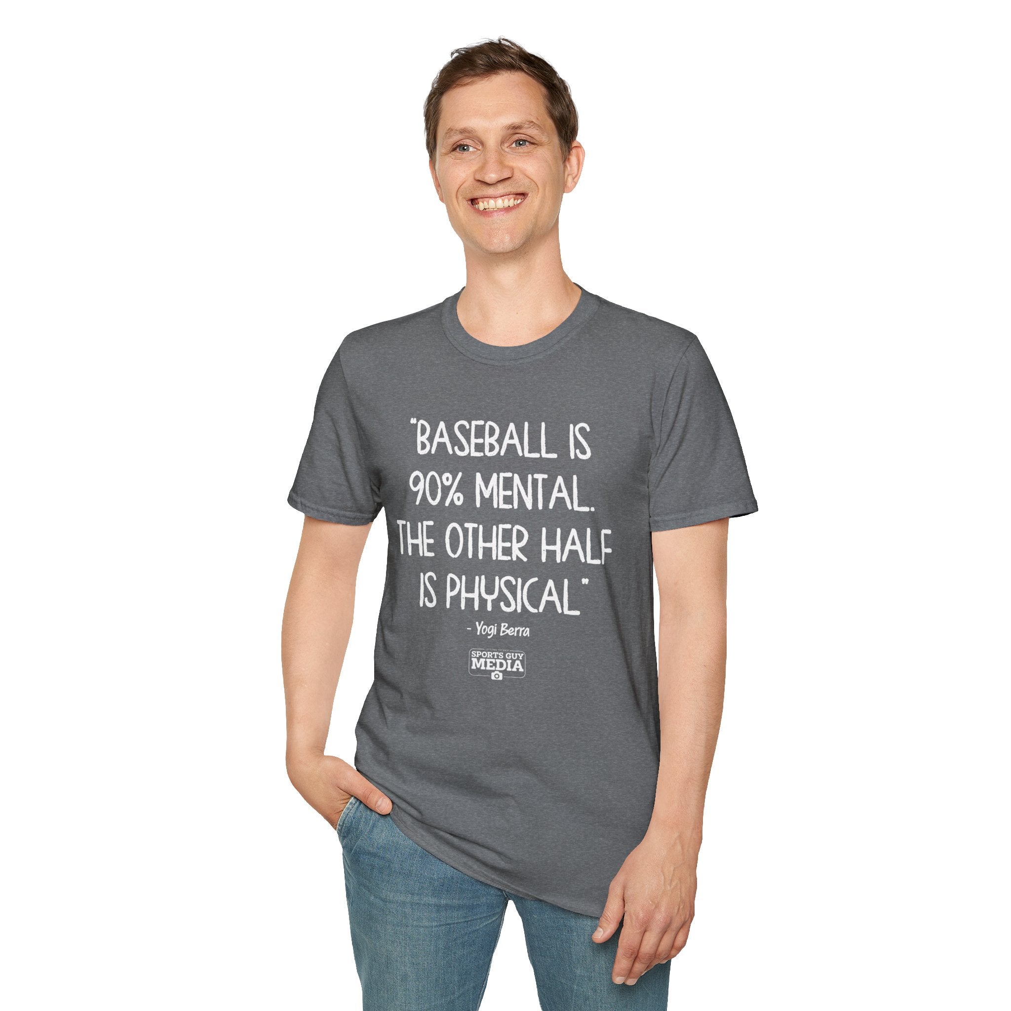Yogi Berra NINETY PERCENT MENTAL T-Shirt