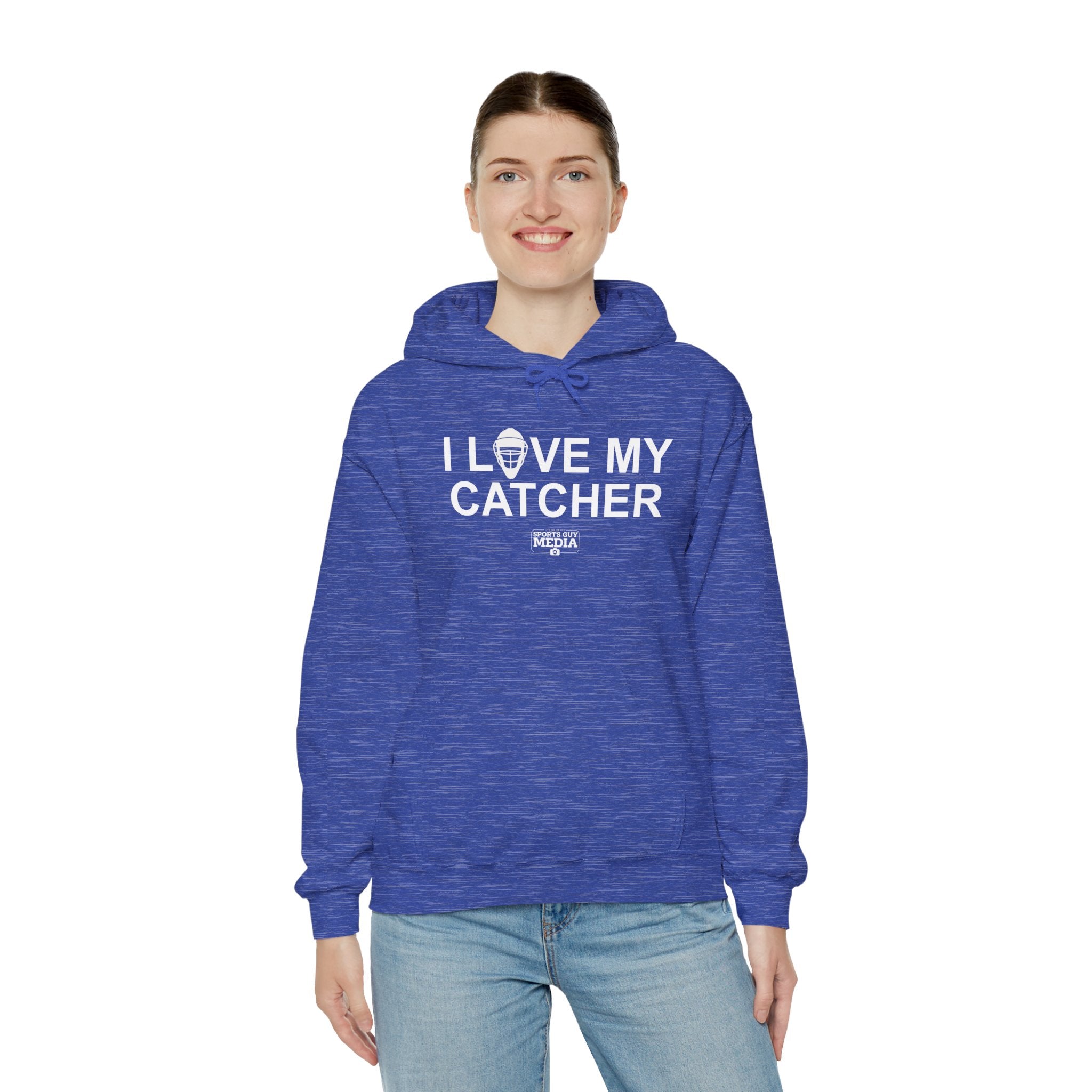 I Love My Catcher Hoodie