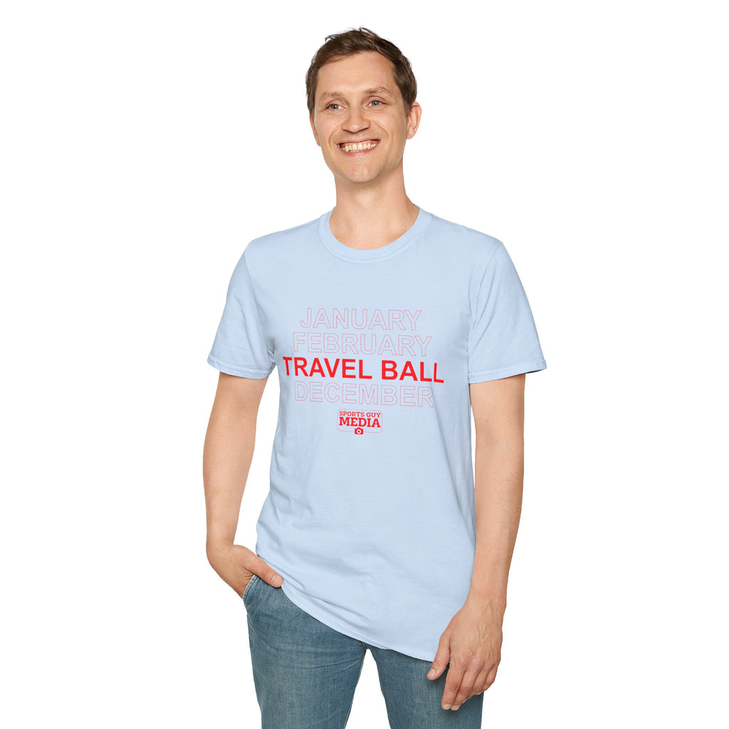 January February TRAVEL BALL December T-Shirt