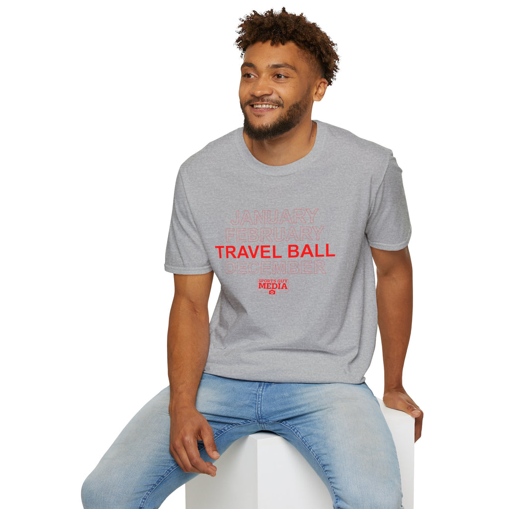January February TRAVEL BALL December T-Shirt