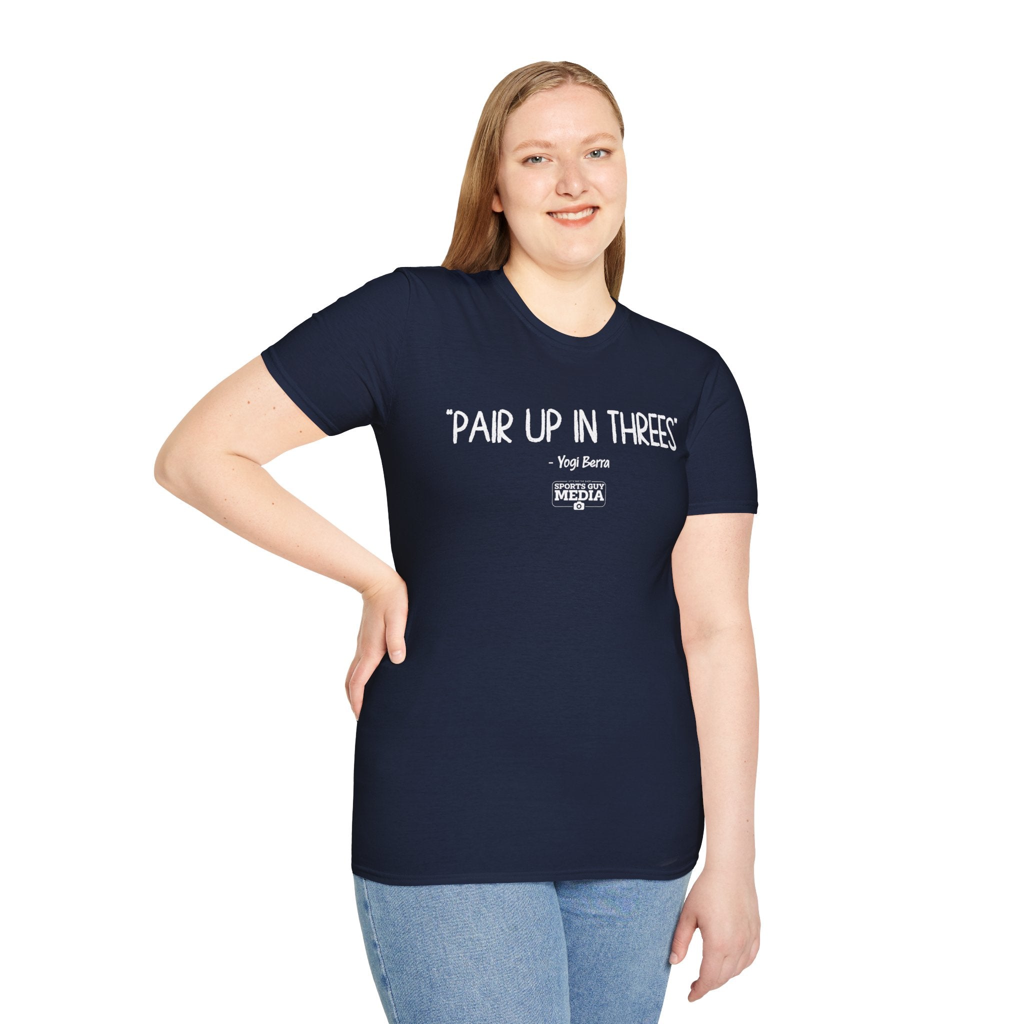 Yogi Berra PAIR UP IN THREES T-Shirt