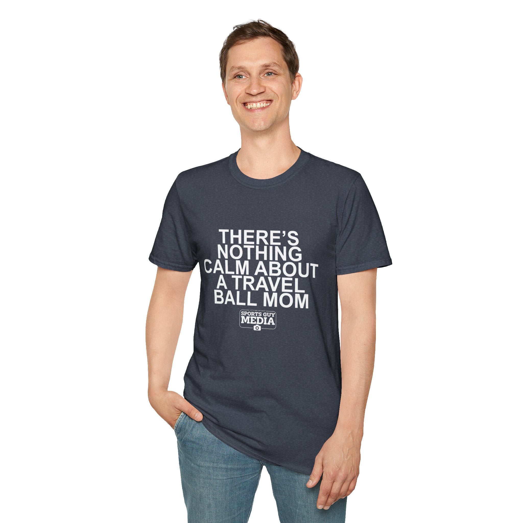 There's Nothing Calm About a Travel Ball Mom T-Shirt