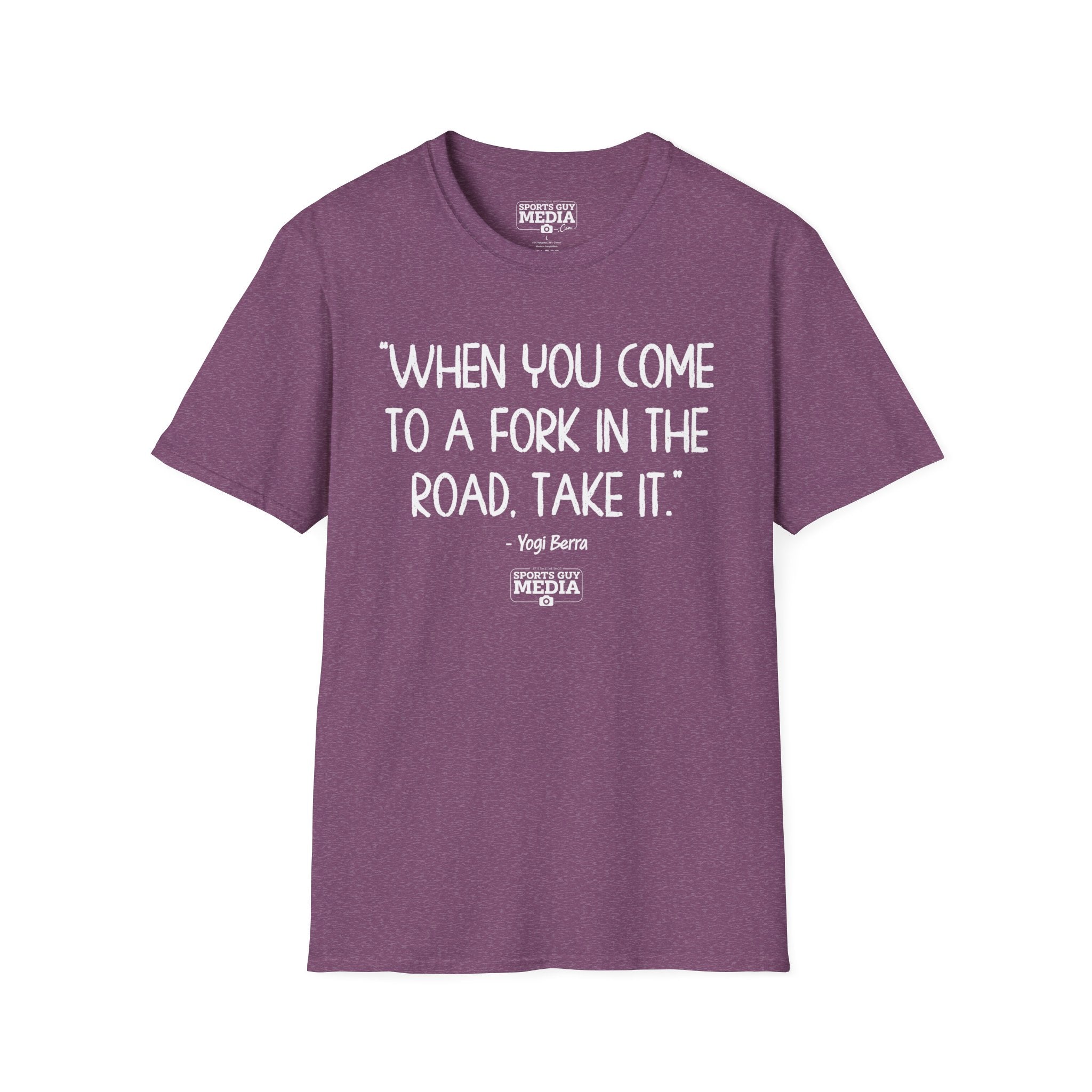 Yogi Berra FORK IN THE ROAD T-Shirt