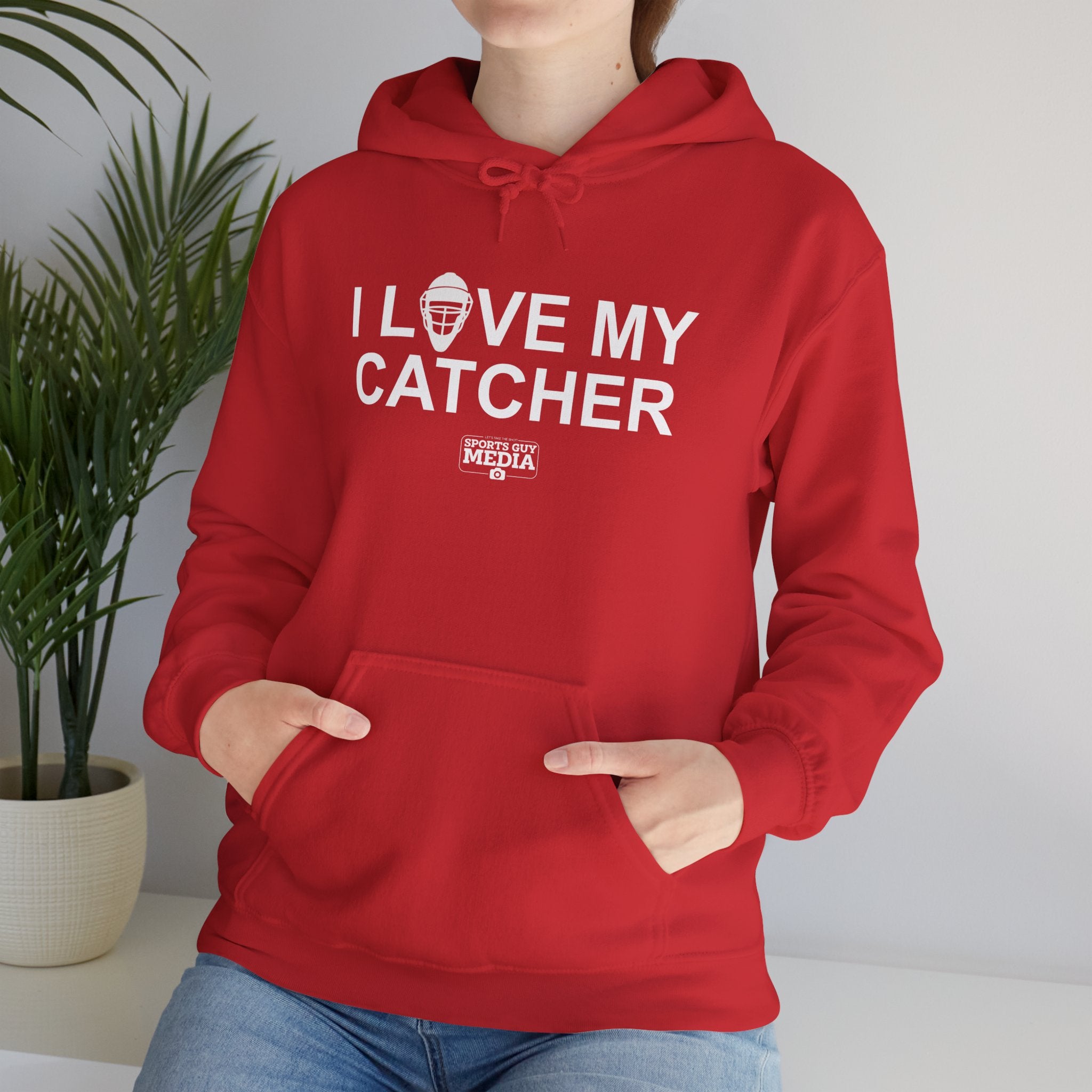 I Love My Catcher Hoodie