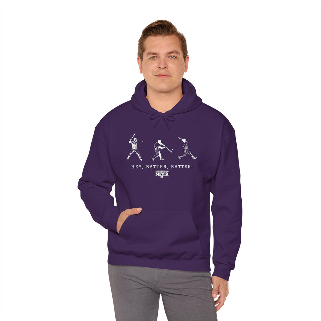Hey Batter Batter Baseball Hoodie