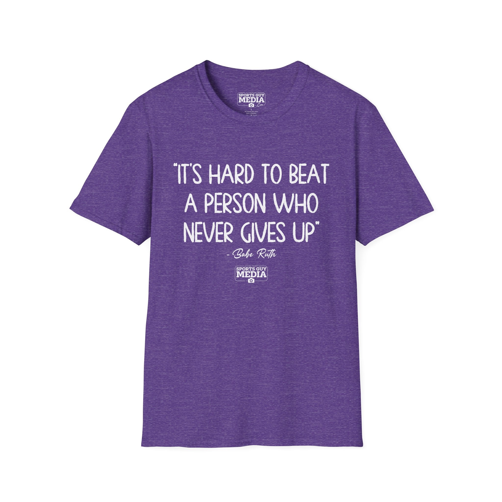Babe Ruth NEVER GIVES UP T-Shirt