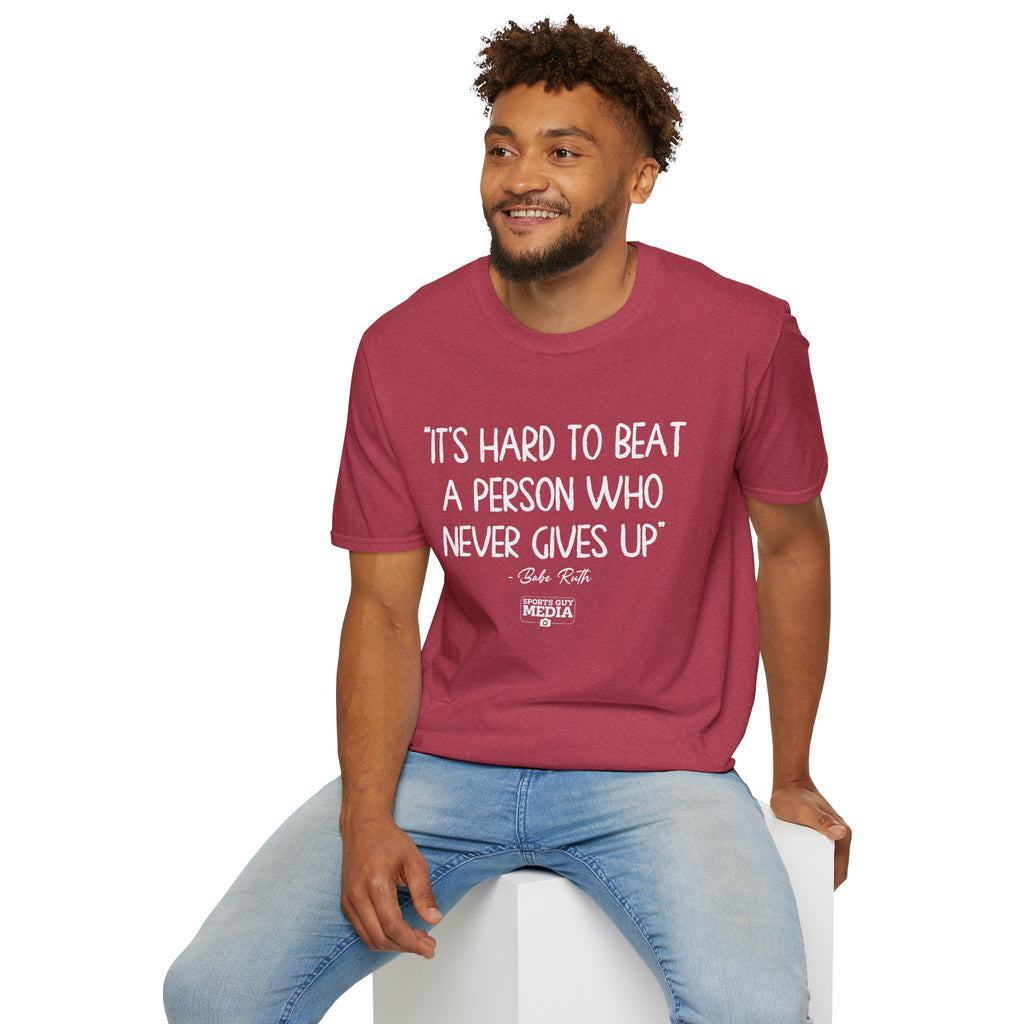 Babe Ruth NEVER GIVES UP T-Shirt