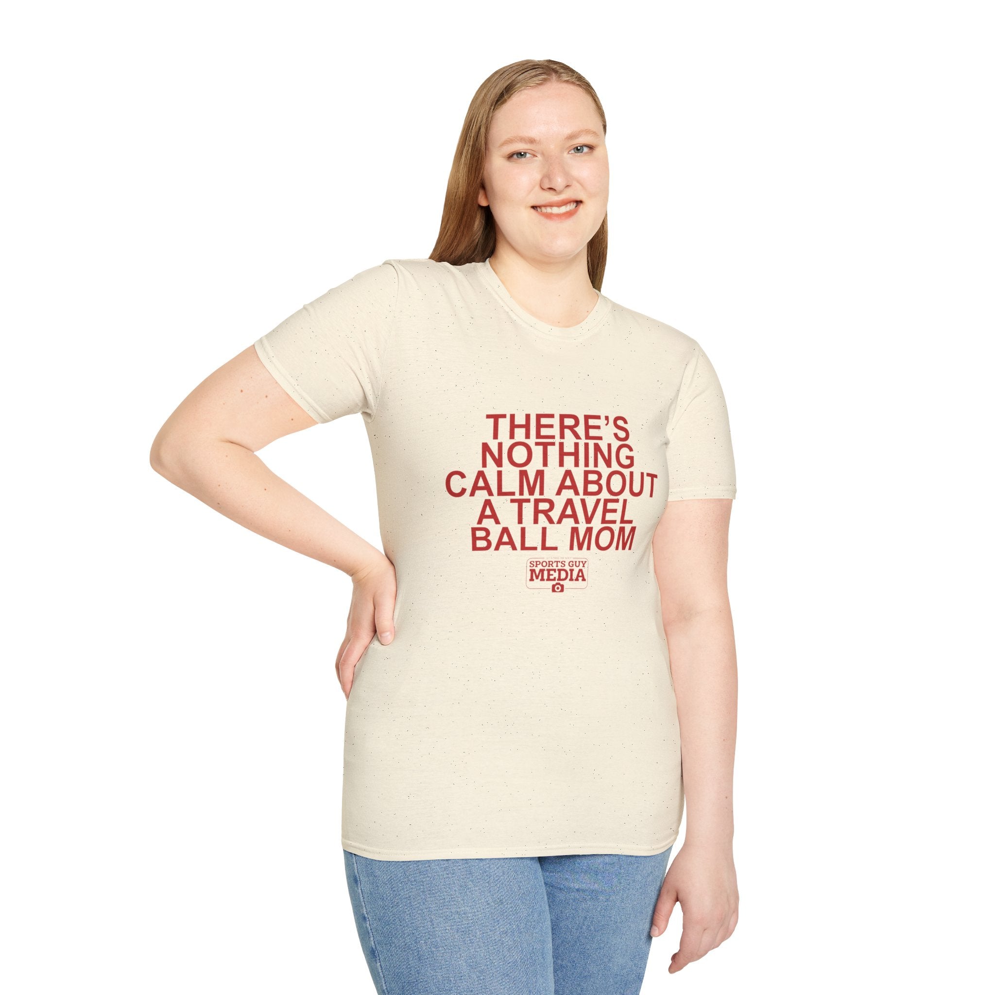 There's Nothing Calm About a Travel Ball Mom T-Shirt