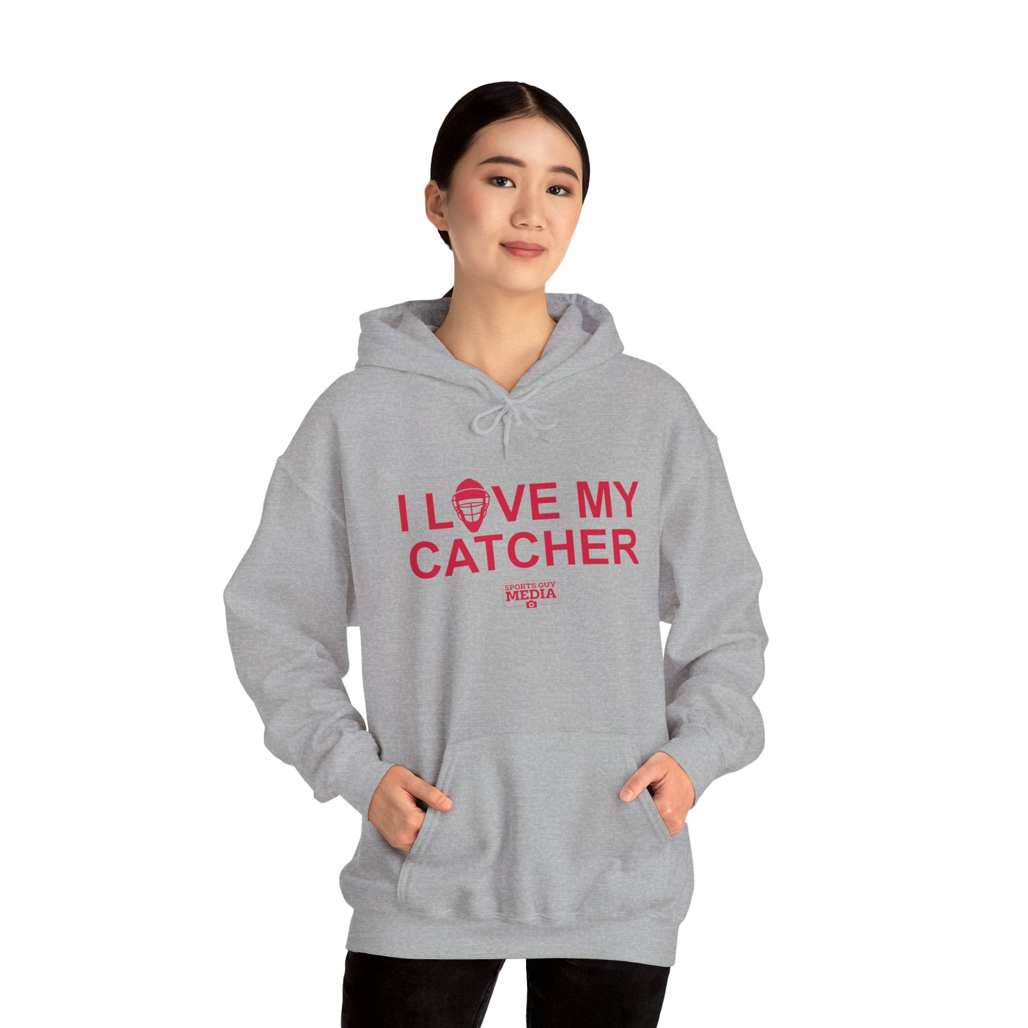 I Love My Catcher Hoodie