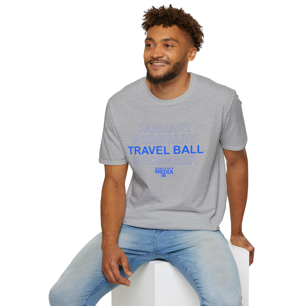January February TRAVEL BALL December T-Shirt