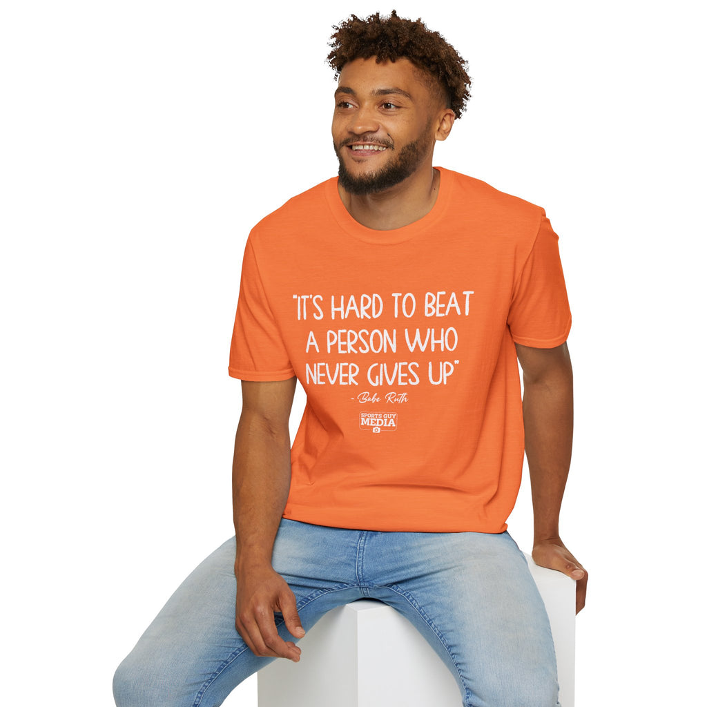 Babe Ruth NEVER GIVES UP T-Shirt