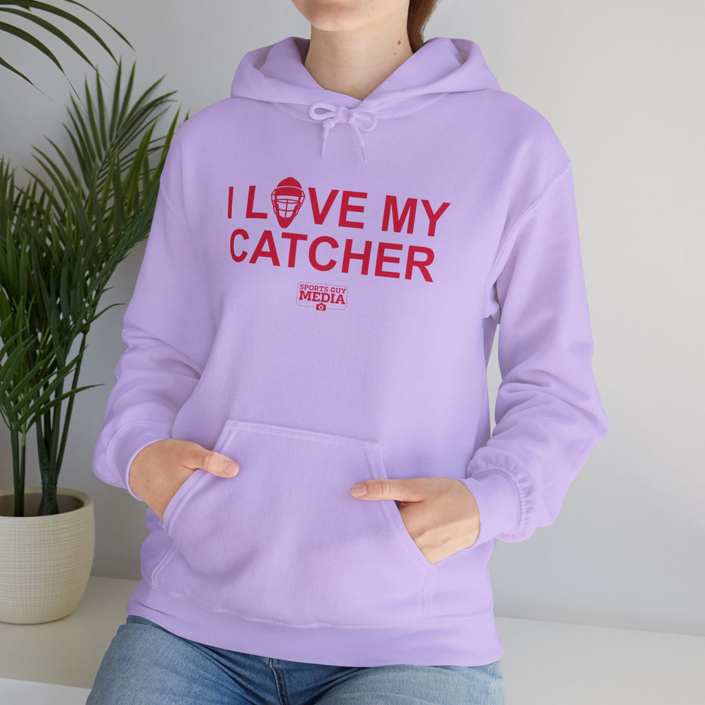 I Love My Catcher Hoodie