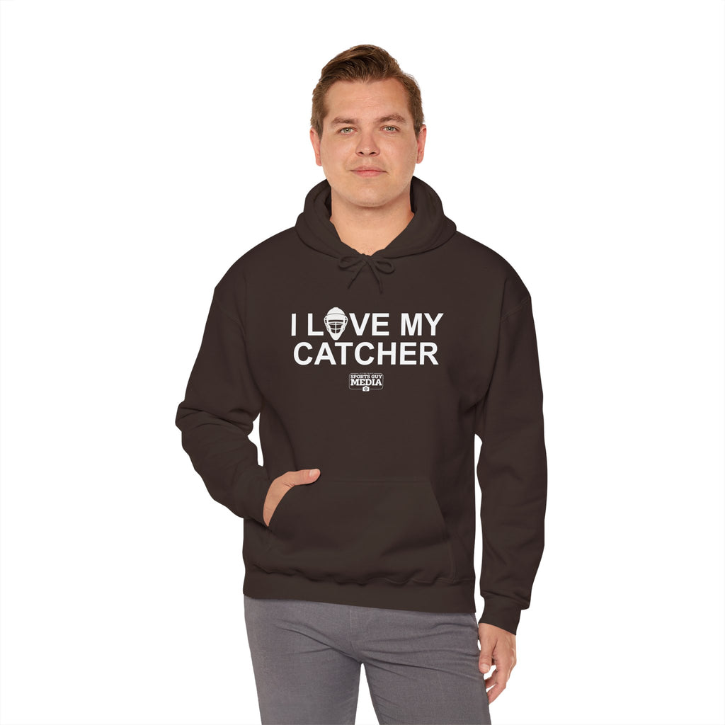 I Love My Catcher Hoodie