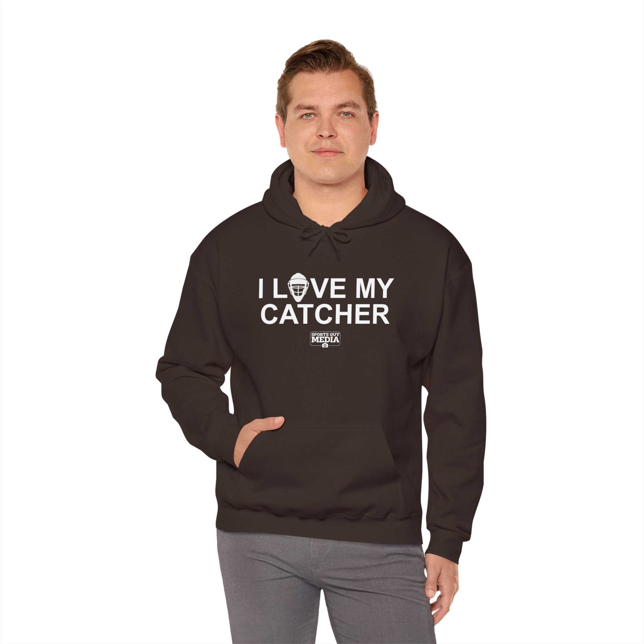 I Love My Catcher Hoodie