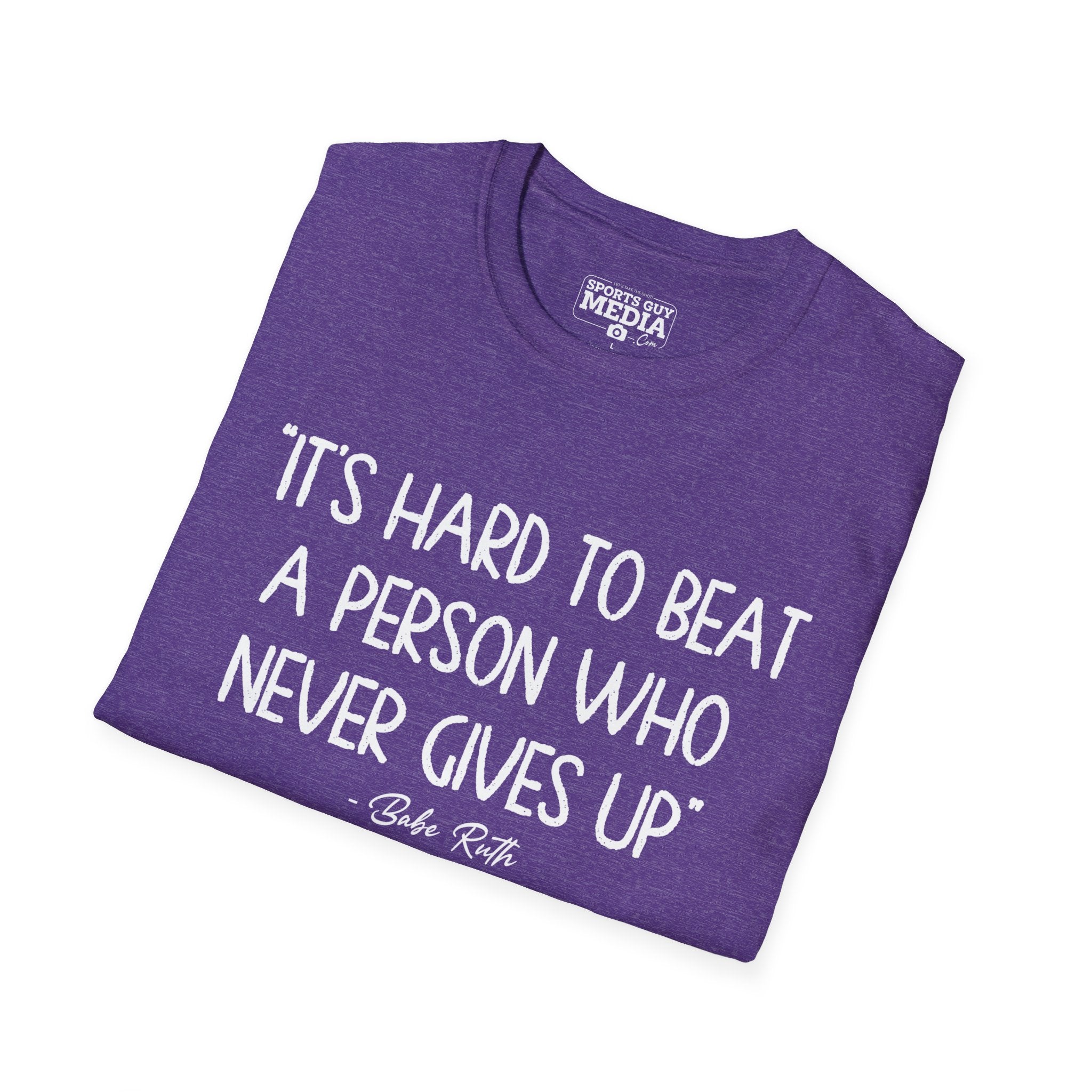 Babe Ruth NEVER GIVES UP T-Shirt