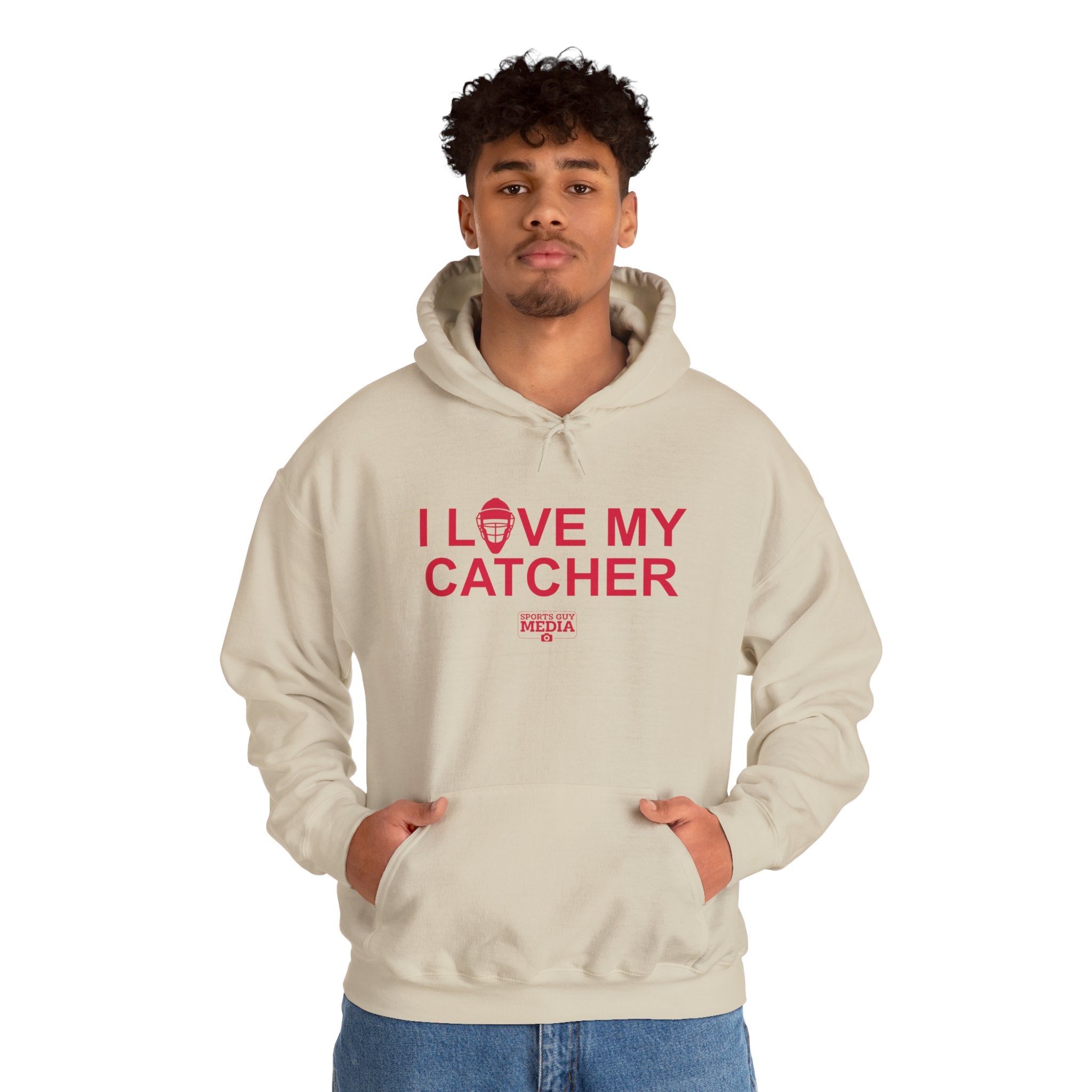I Love My Catcher Hoodie