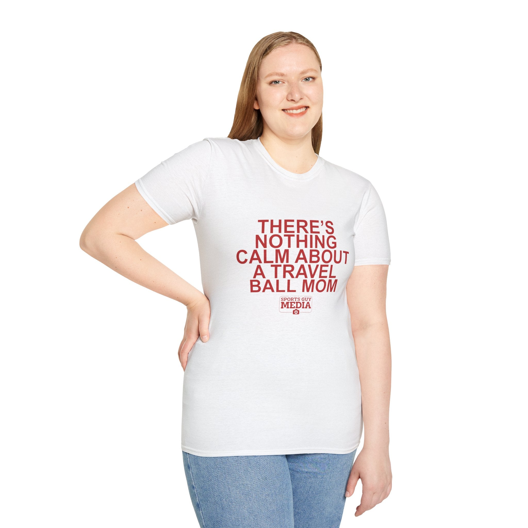 There's Nothing Calm About a Travel Ball Mom T-Shirt