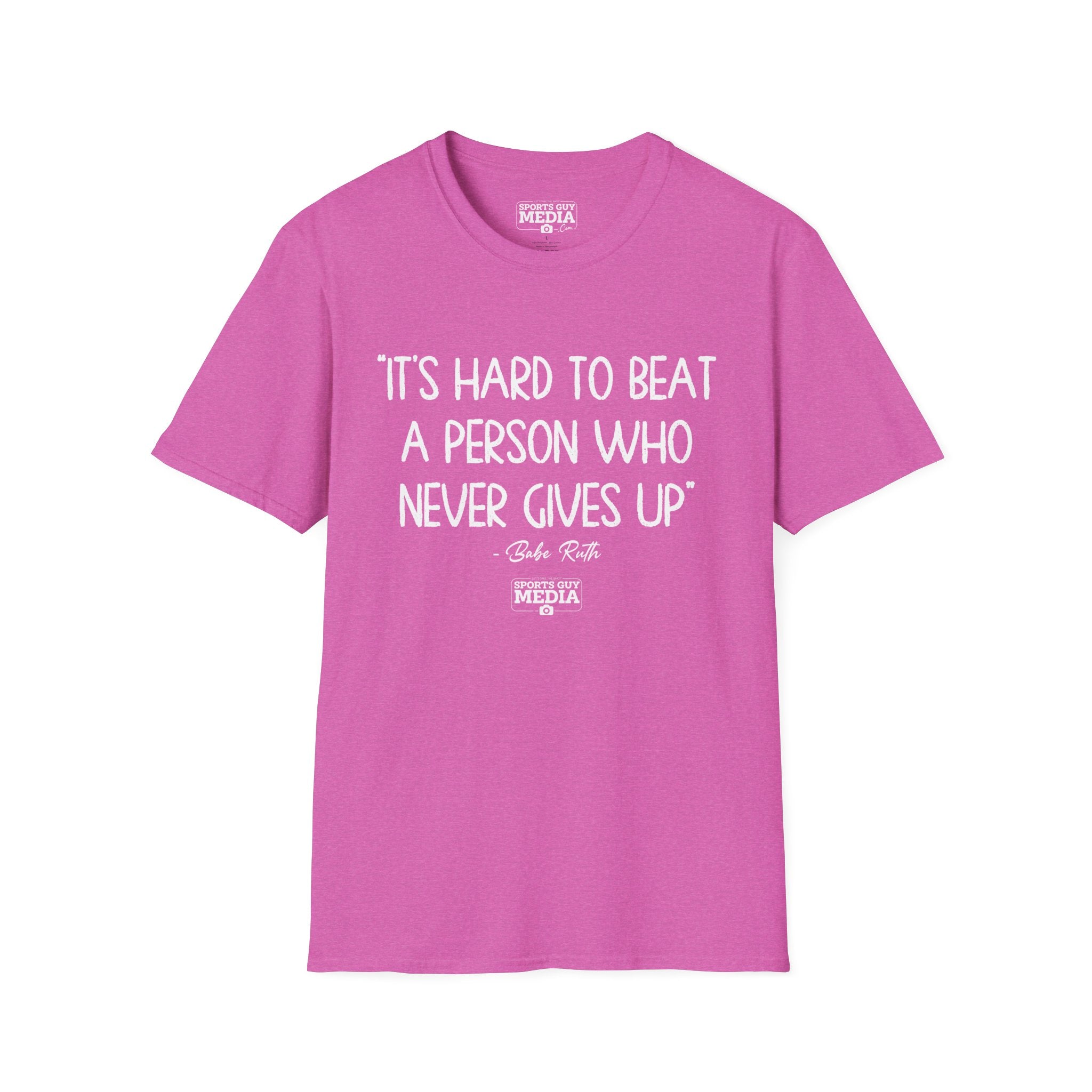 Babe Ruth NEVER GIVES UP T-Shirt