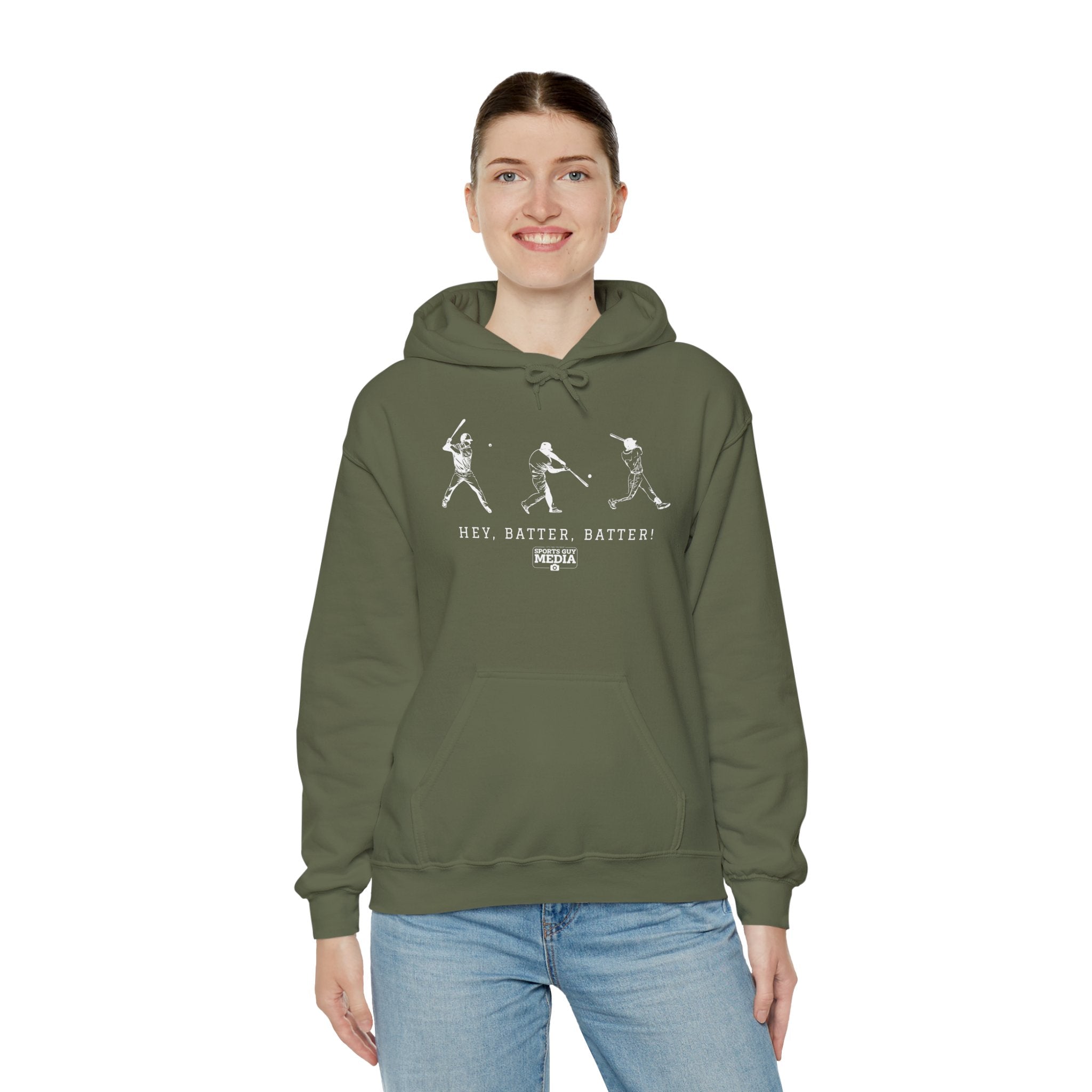 Hey Batter Batter Baseball Hoodie