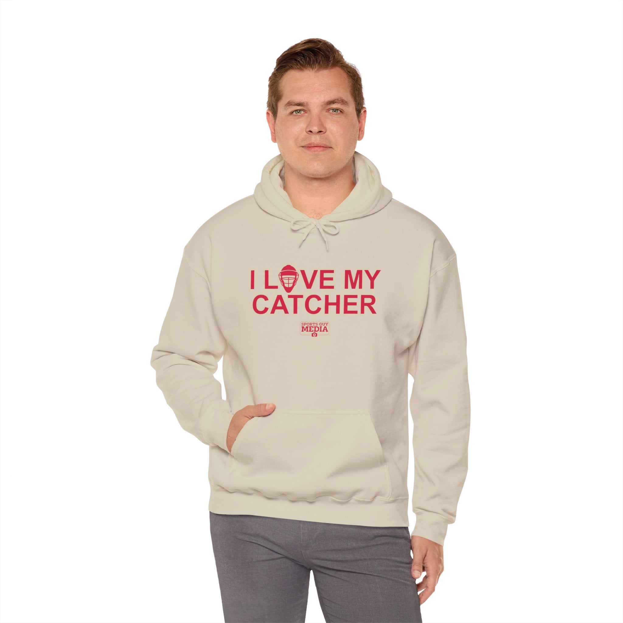 I Love My Catcher Hoodie