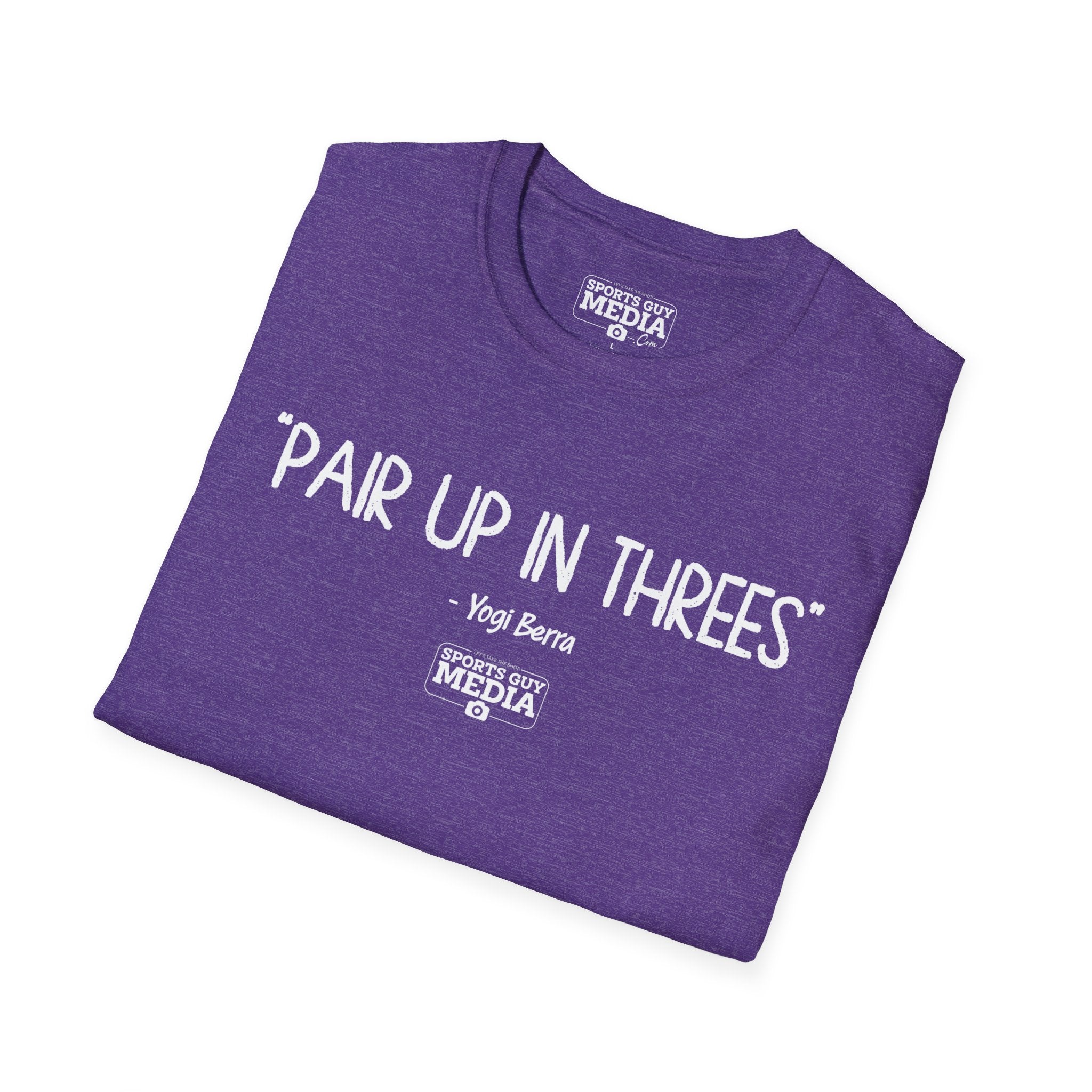 Yogi Berra PAIR UP IN THREES T-Shirt