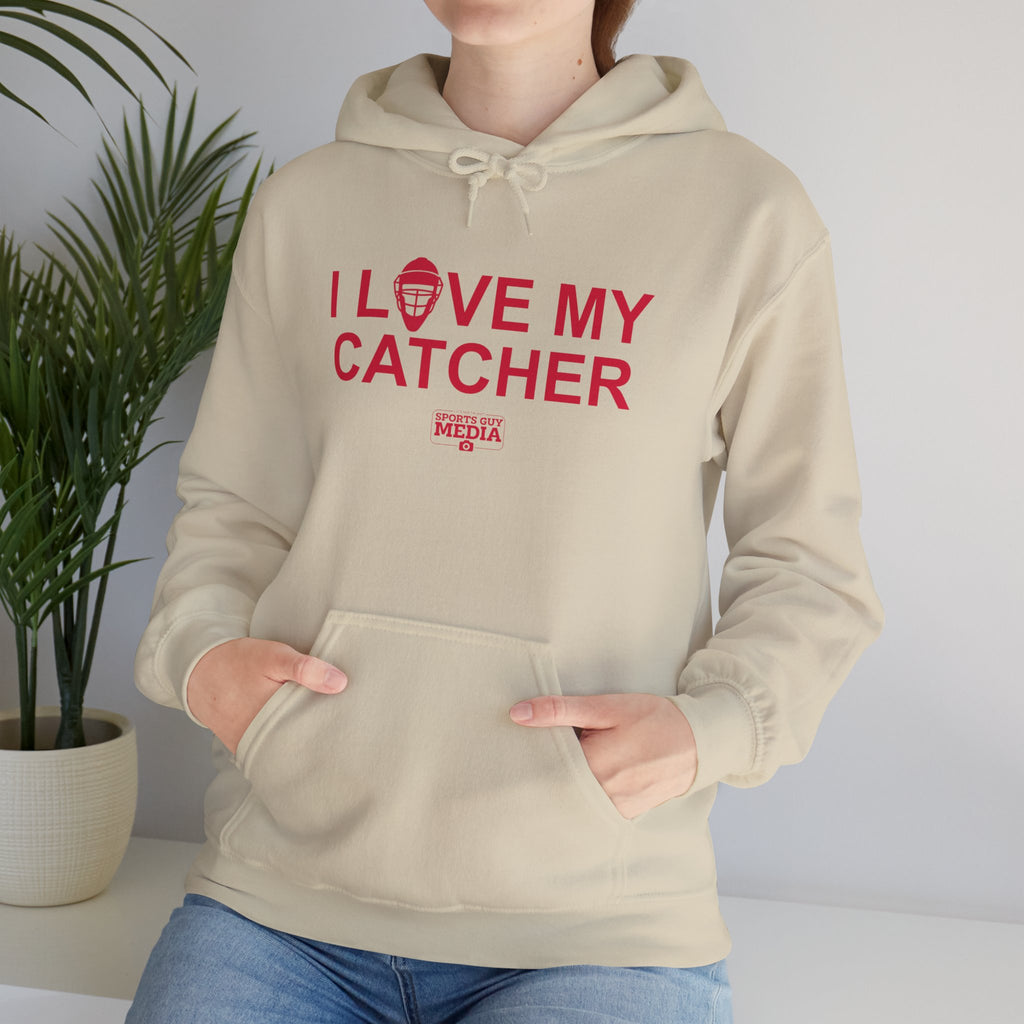 I Love My Catcher Hoodie