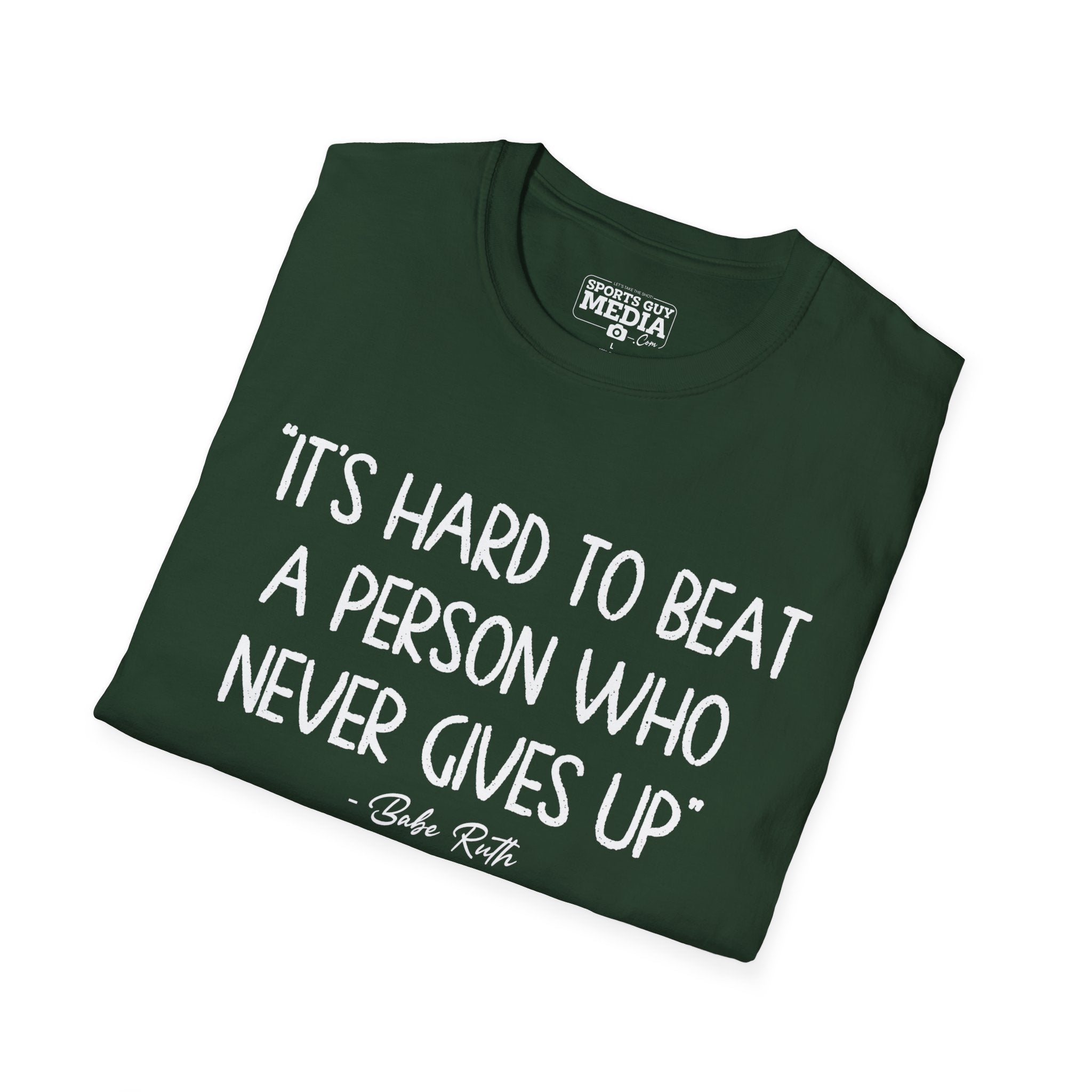 Babe Ruth NEVER GIVES UP T-Shirt