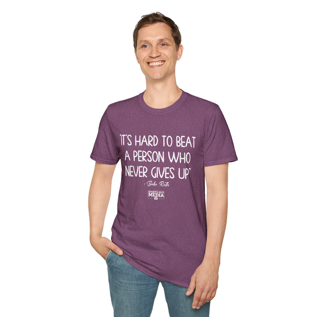 Babe Ruth NEVER GIVES UP T-Shirt