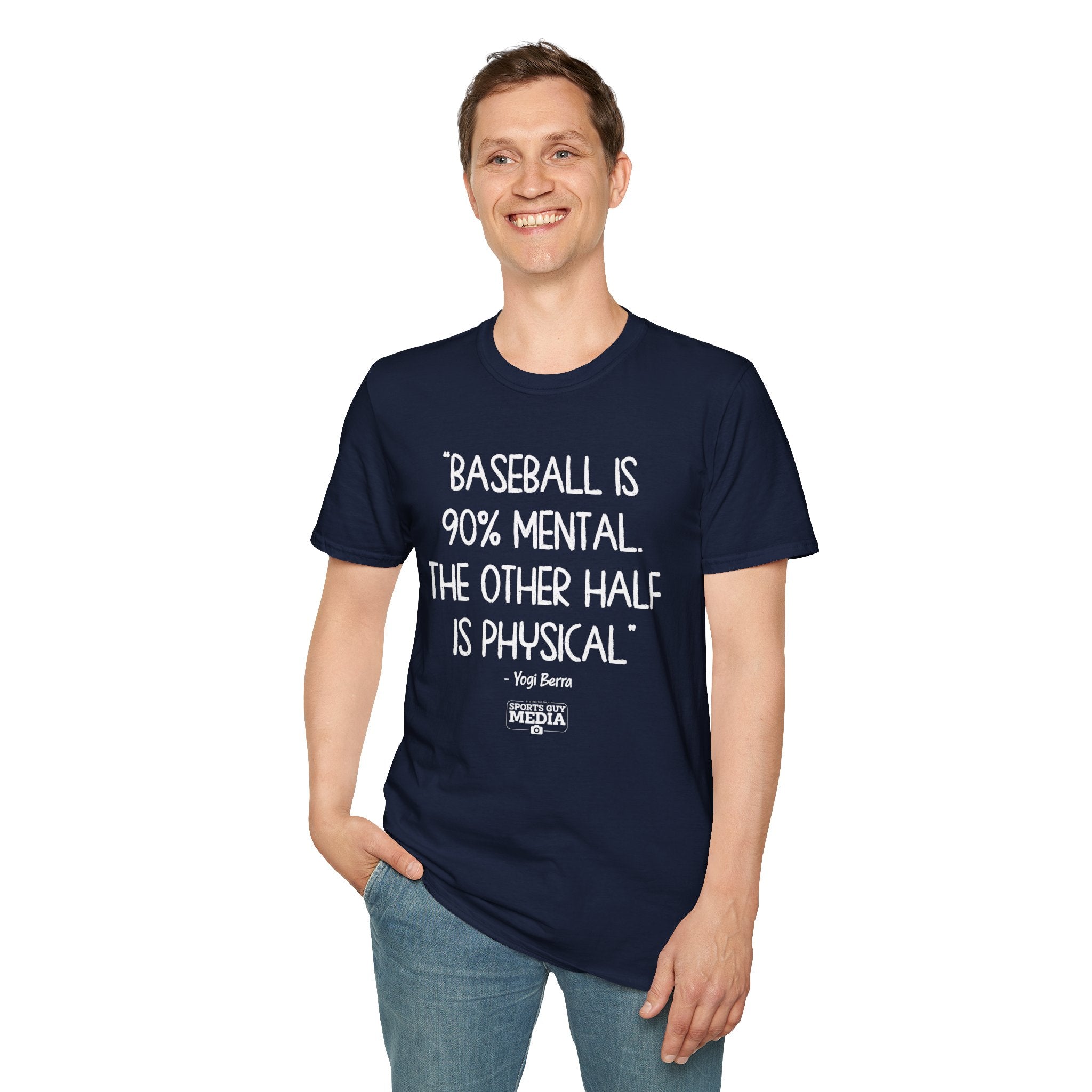 Yogi Berra NINETY PERCENT MENTAL T-Shirt