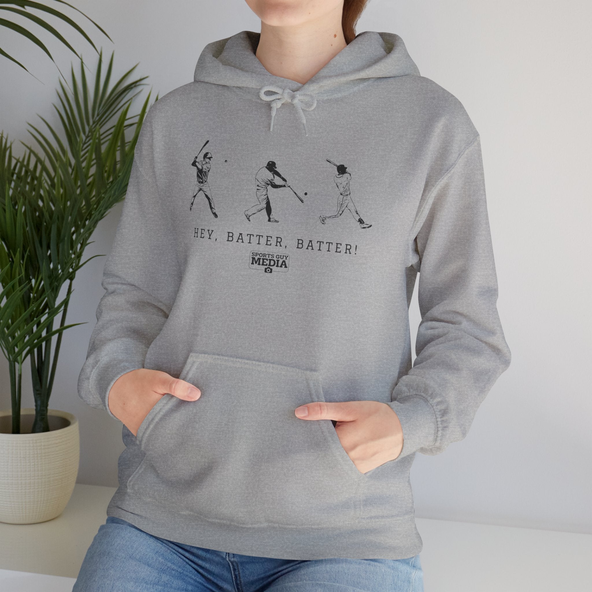 Hey Batter Batter Baseball Hoodie