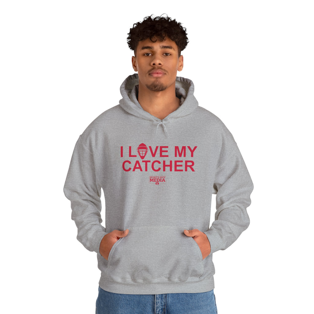 I Love My Catcher Hoodie