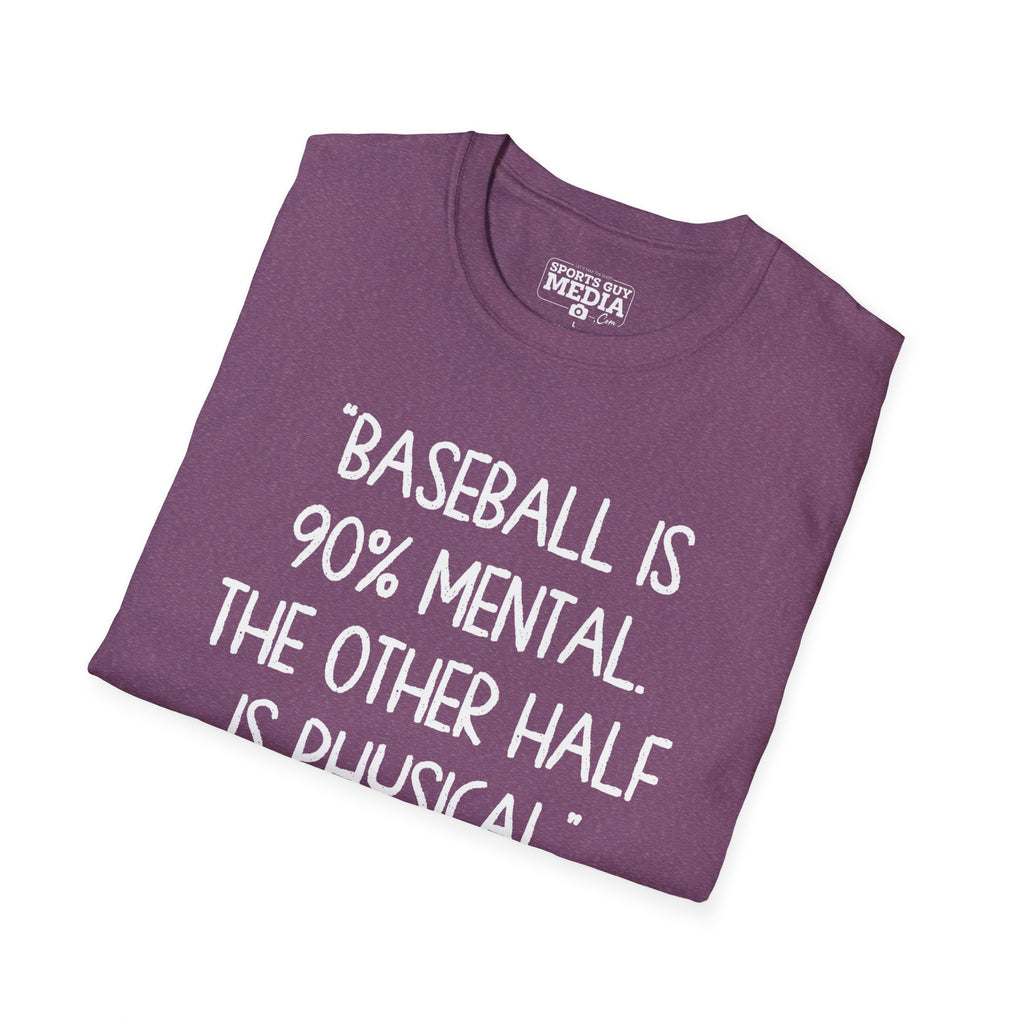 Yogi Berra NINETY PERCENT MENTAL T-Shirt