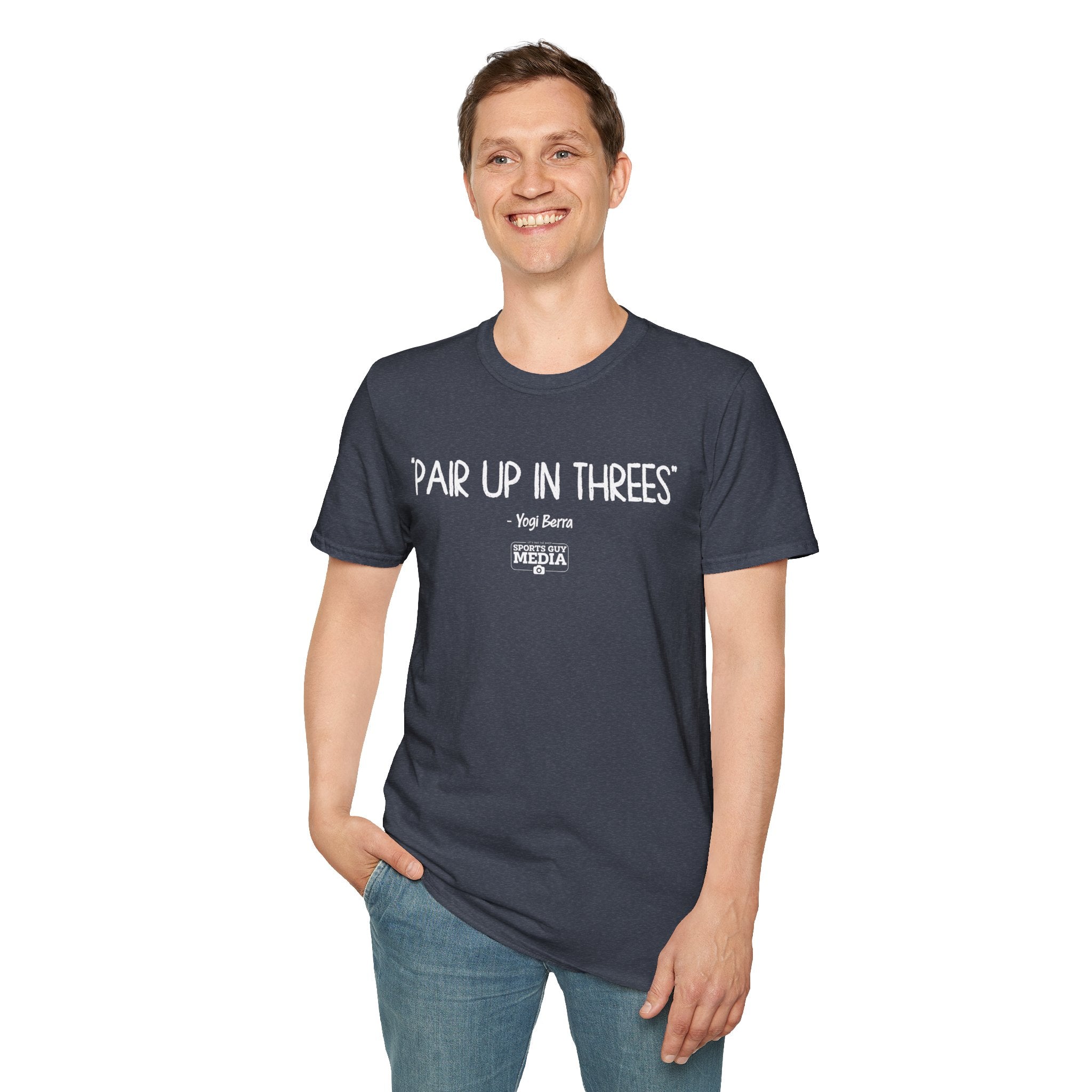 Yogi Berra PAIR UP IN THREES T-Shirt