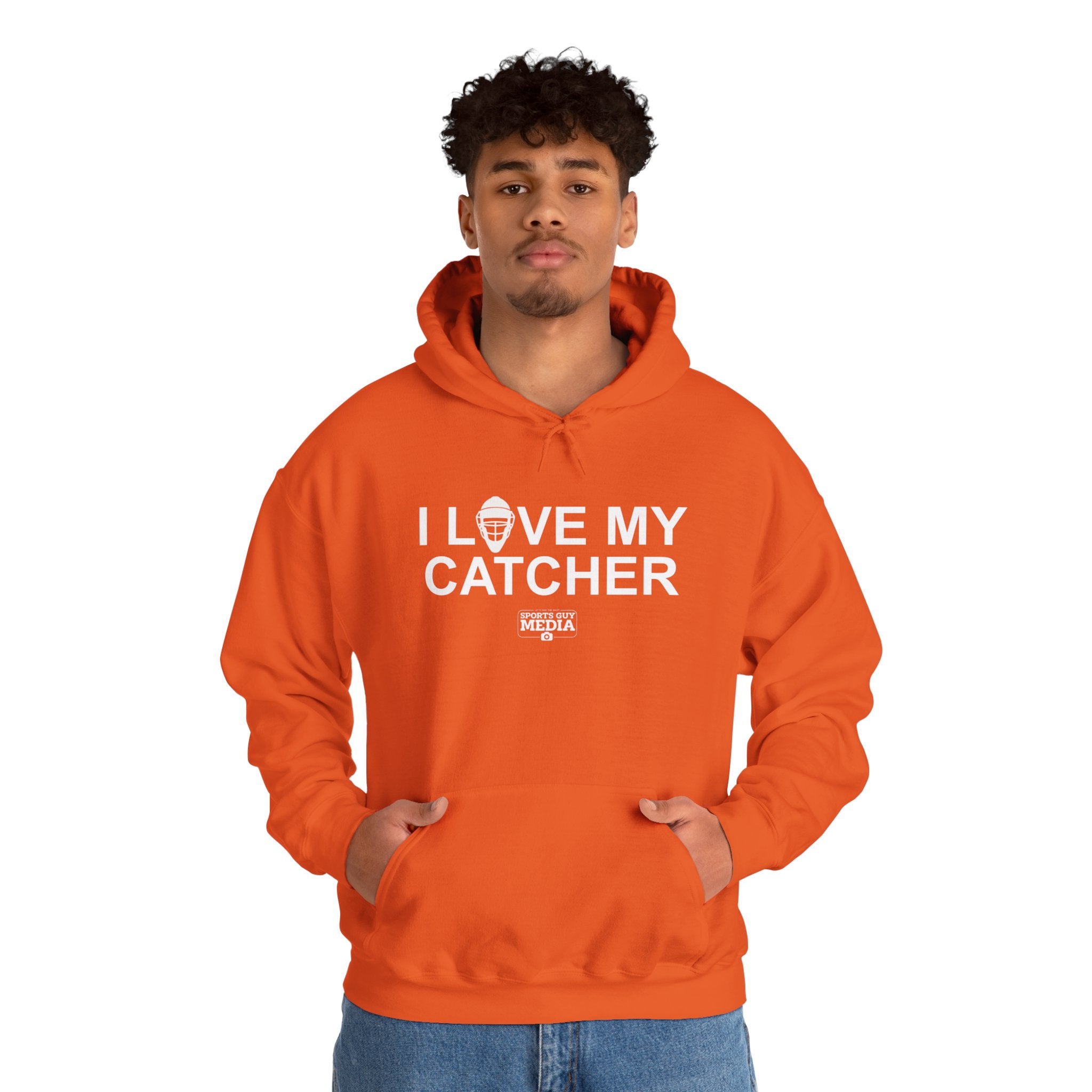 I Love My Catcher Hoodie