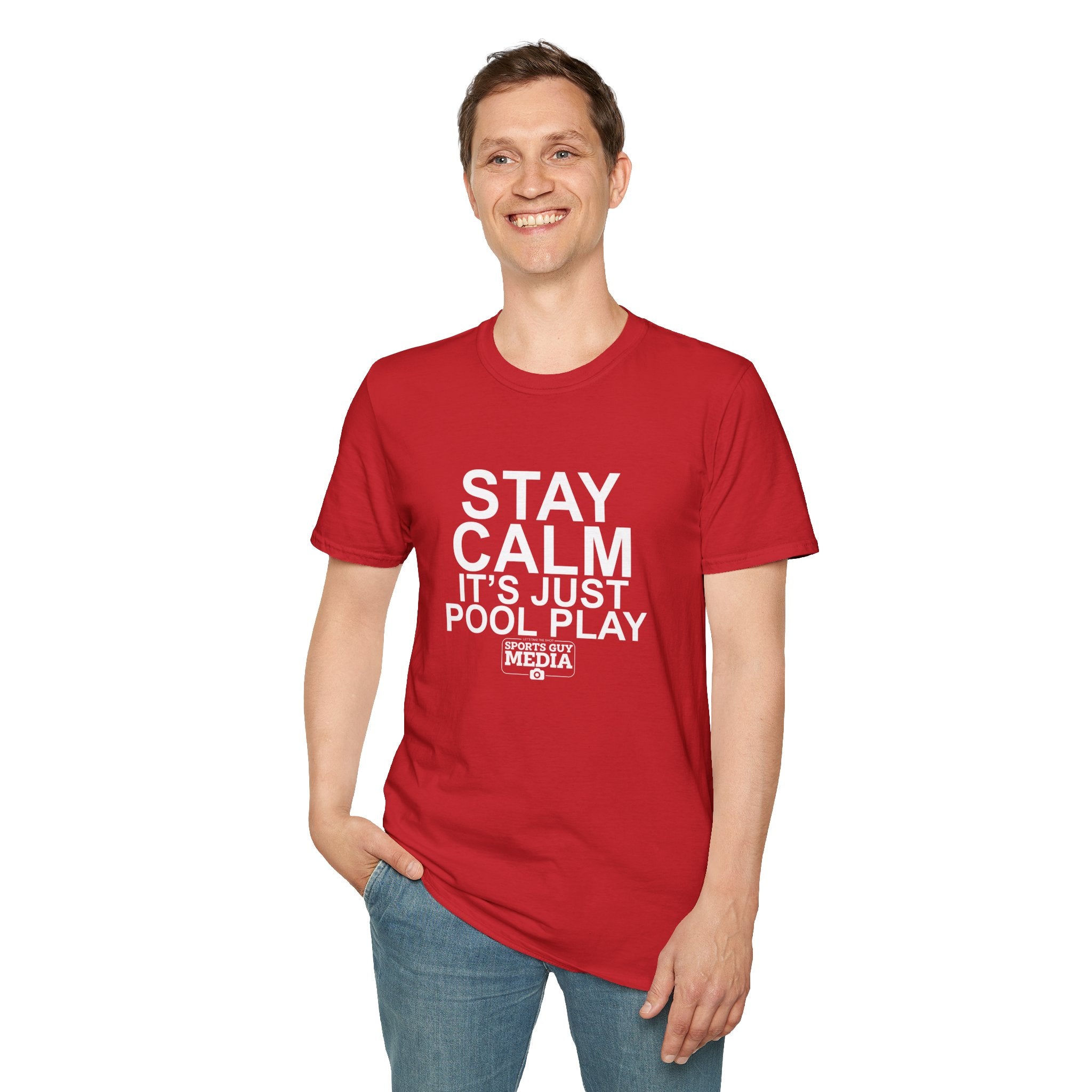 STAY CALM It's Just Pool Play T-Shirt