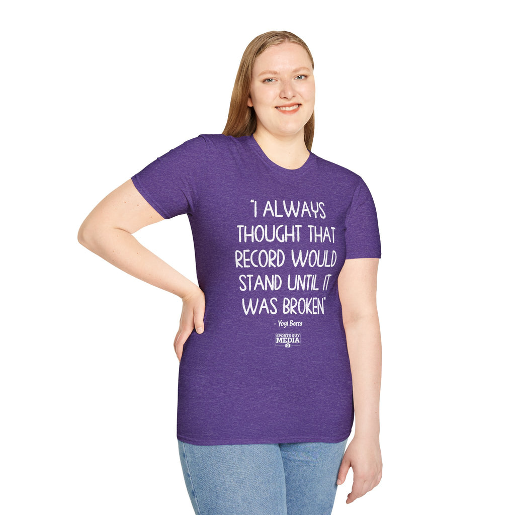 Yogi Berra THOUGHT THAT RECORD WOULD STAND T-Shirt