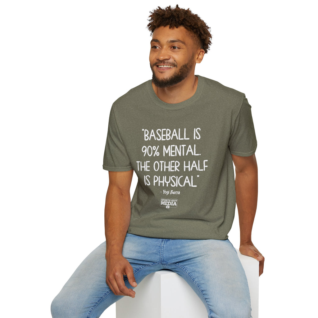 Yogi Berra NINETY PERCENT MENTAL T-Shirt