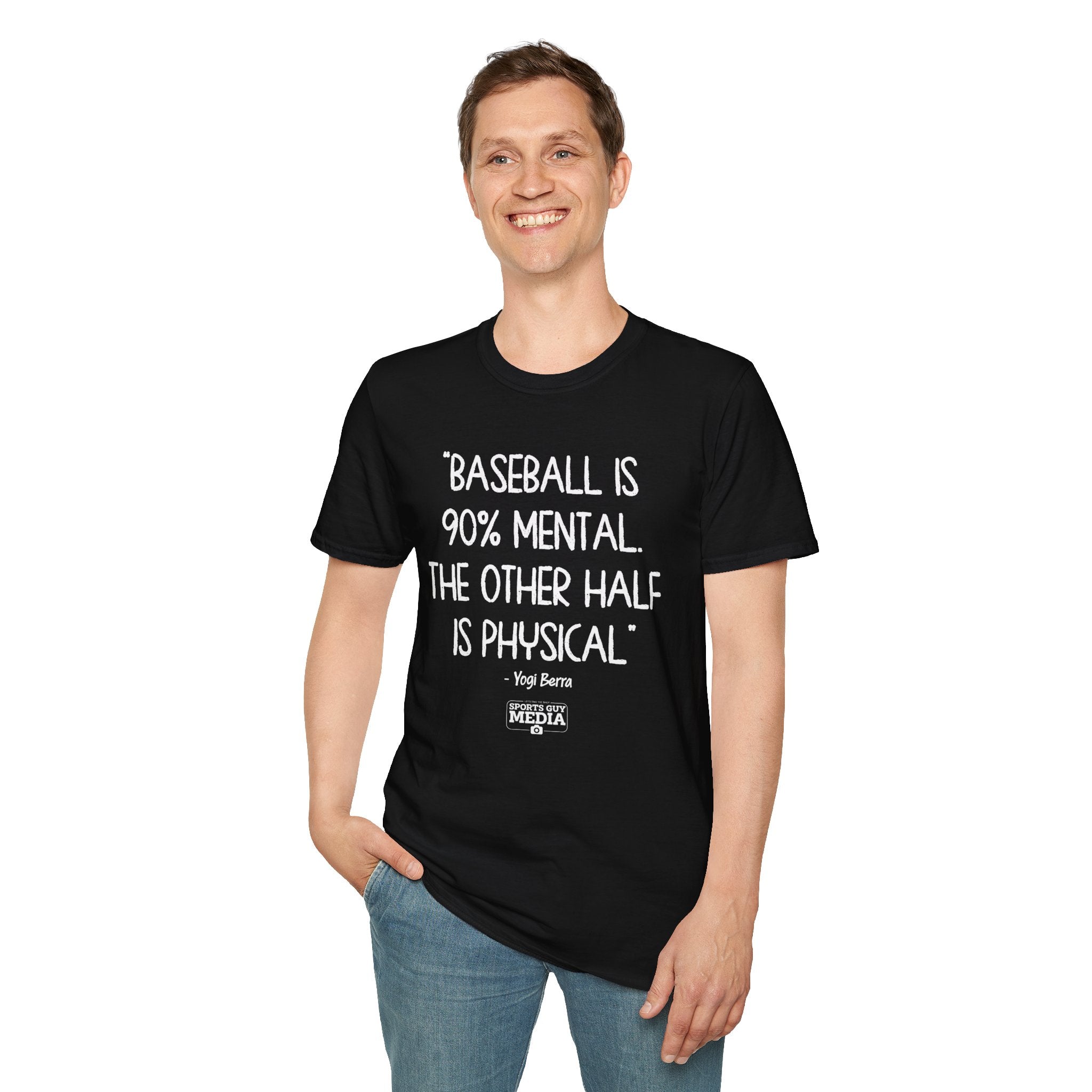 Yogi Berra NINETY PERCENT MENTAL T-Shirt