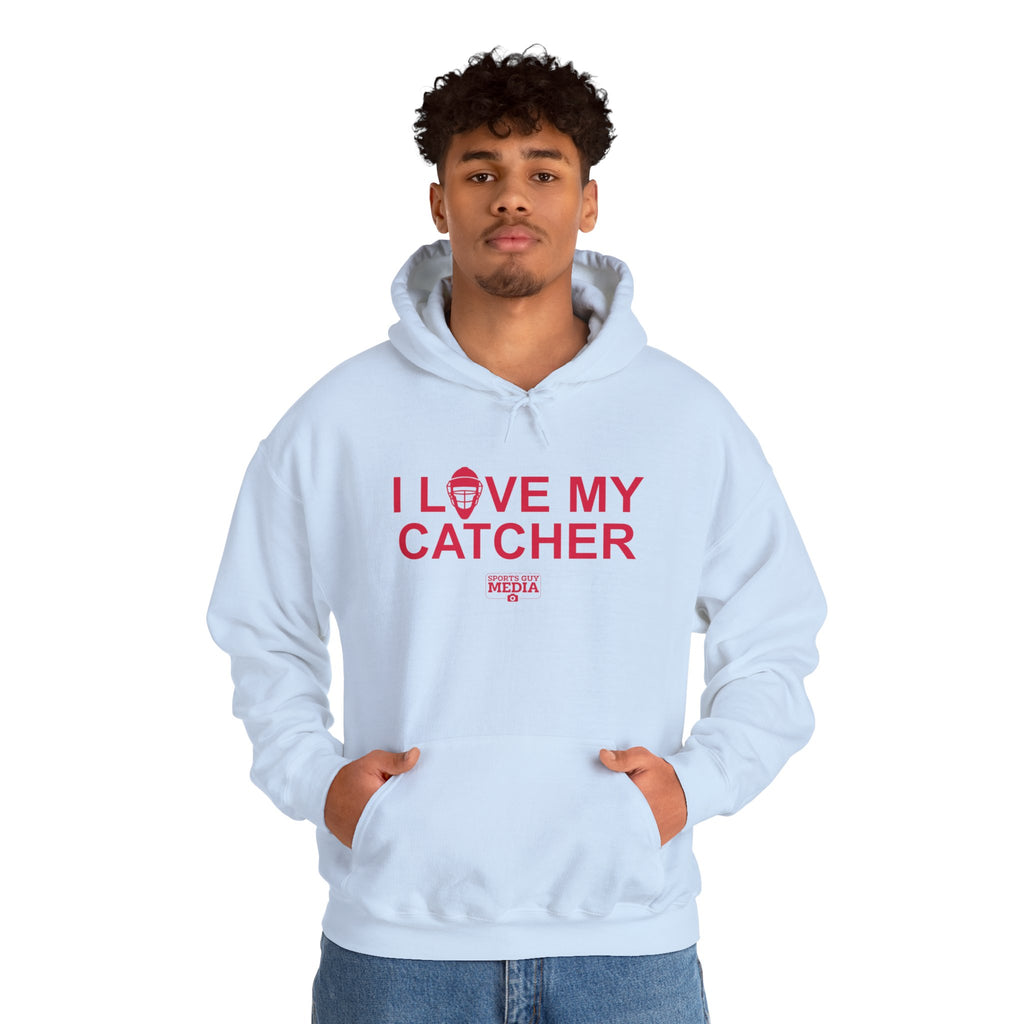 I Love My Catcher Hoodie