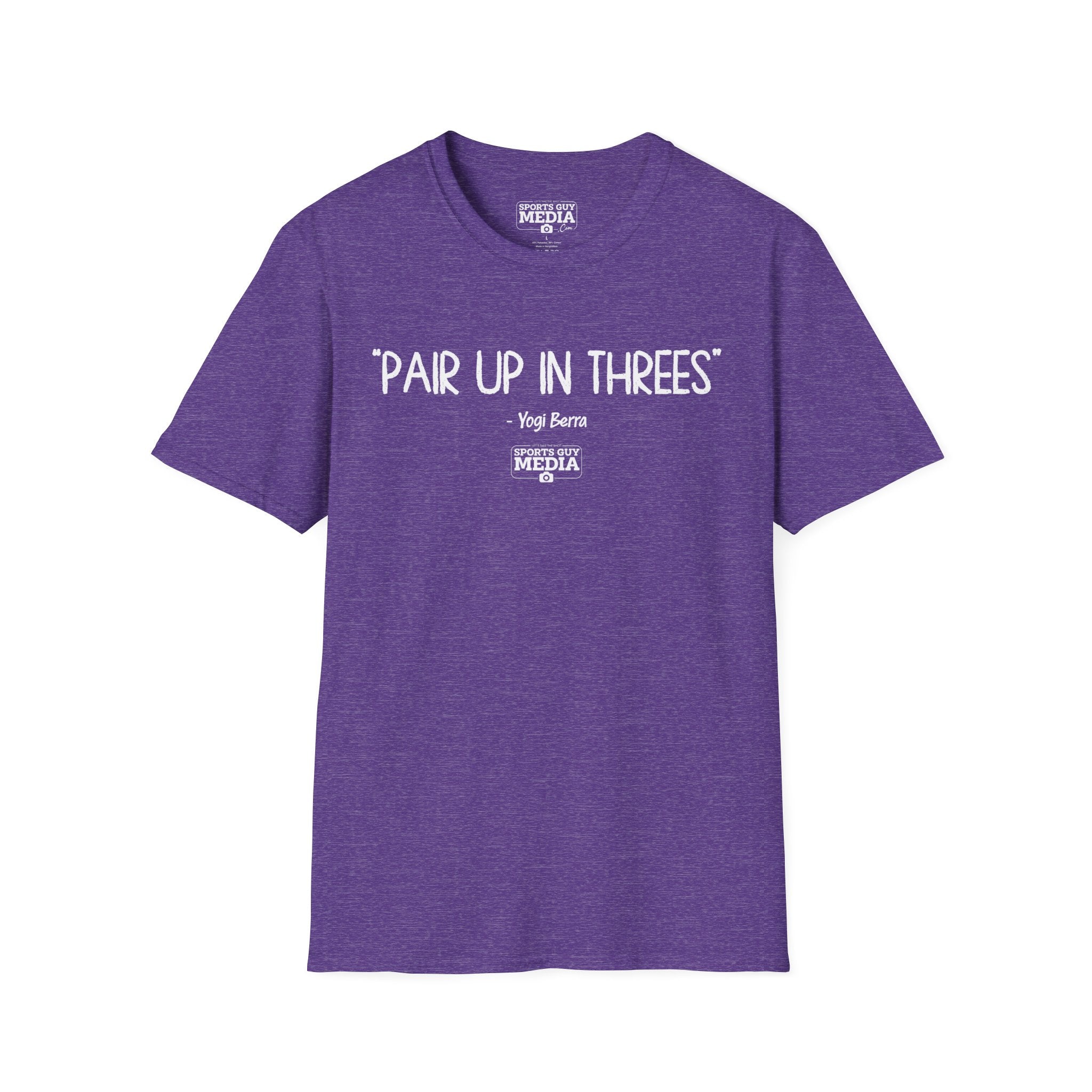 Yogi Berra PAIR UP IN THREES T-Shirt