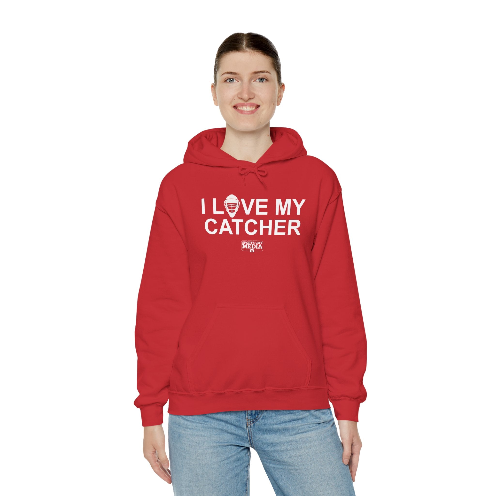 I Love My Catcher Hoodie